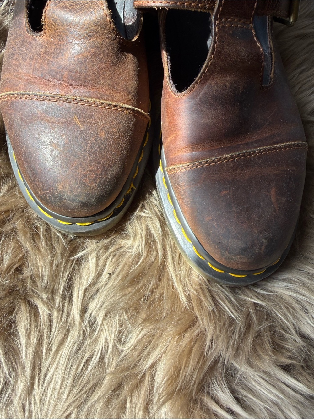 Dr Marten Leather Mary Jane Shoes - Picture 6 of 7